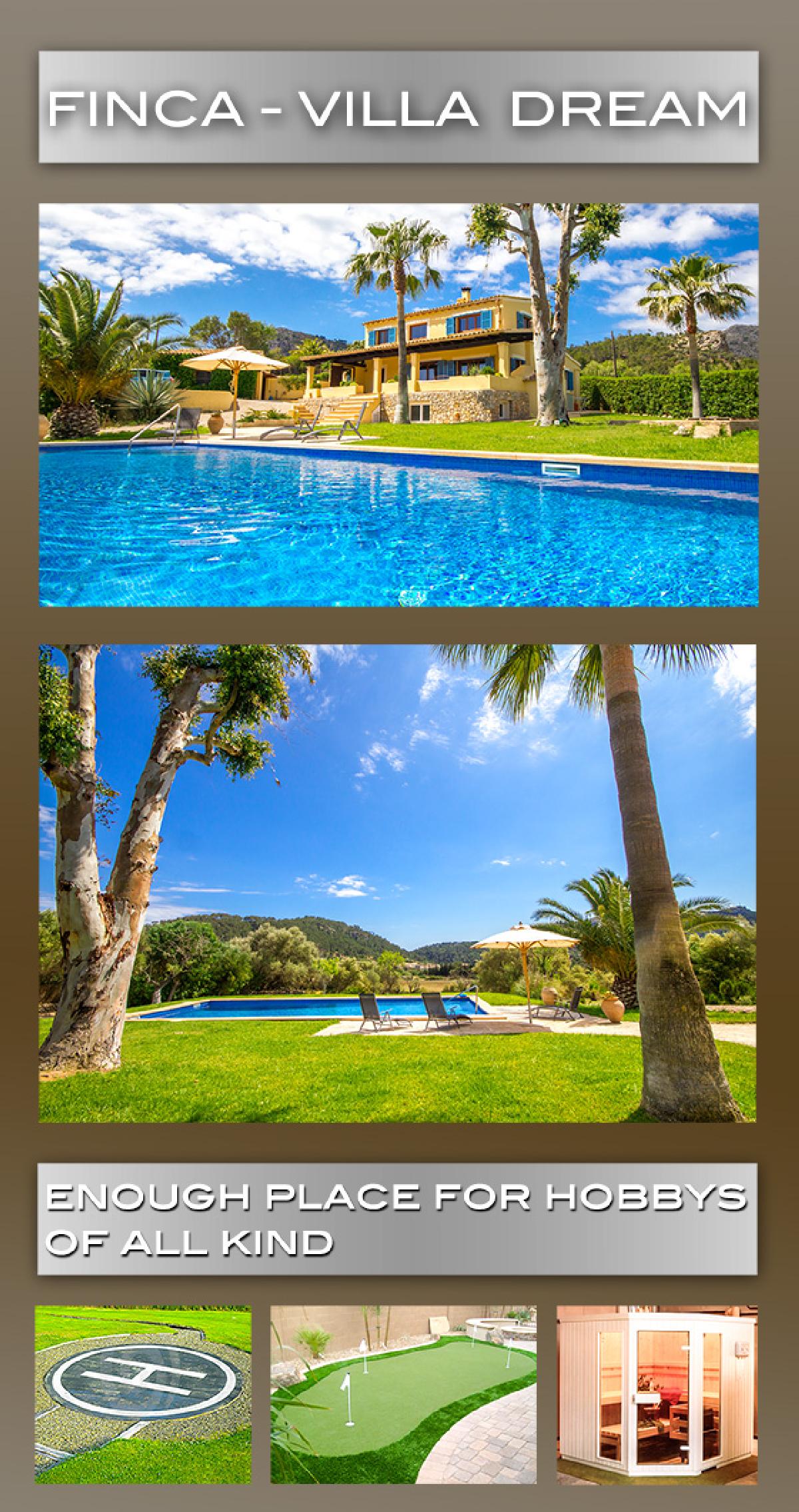 Sarraco-Andratx Finca -Villa Dream zu verkaufen: Sonnige Finca Villa grosser Garten & Pool – Foto 1