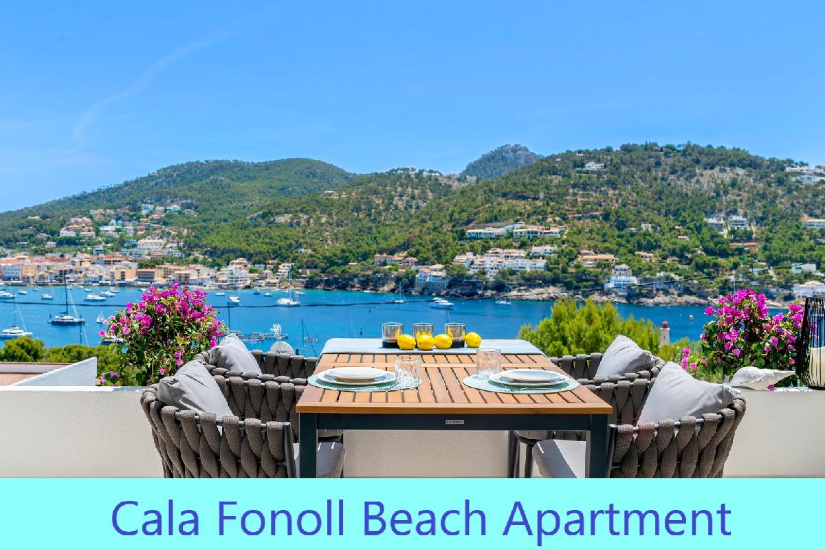 Terrassenwohnung " Playa Fonoll". 143 m2 oberhalb des Sand-Strandes Playa Fonoll in Port D'Andratx – Foto 1