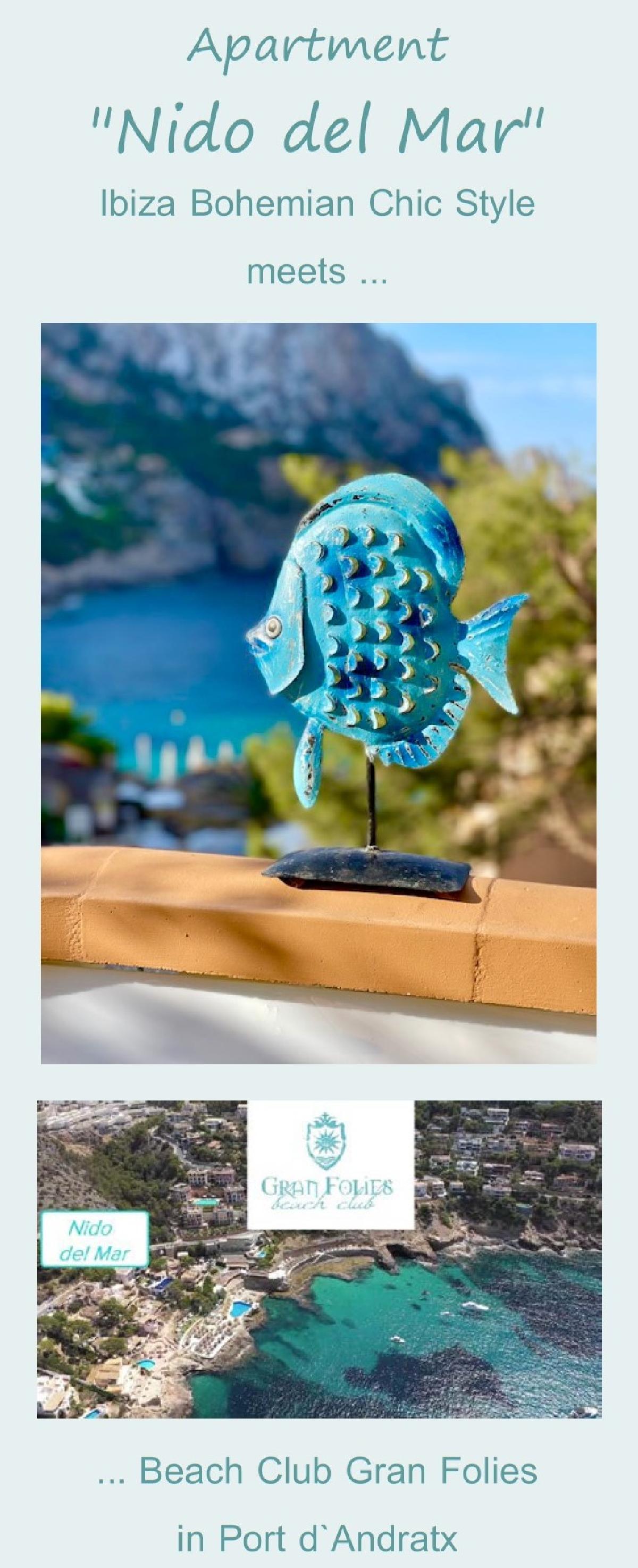 Bohemian chic Style meets Beach Club Gran Folies Port d' Andratx Apartment – Foto 1
