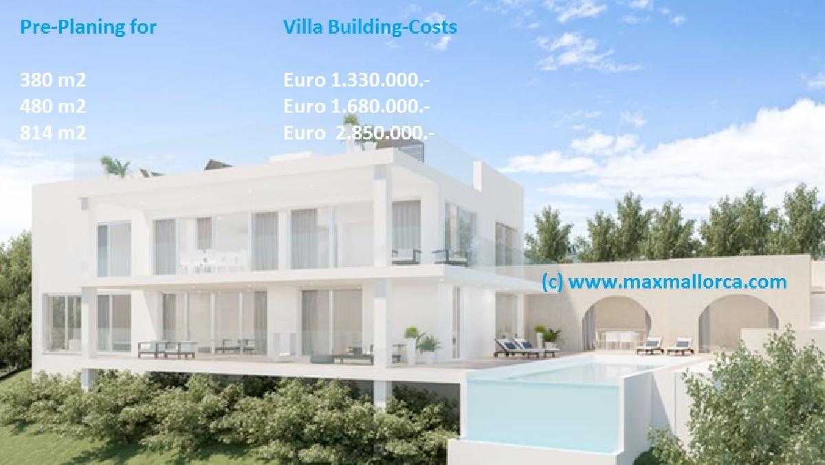 Villa zur Modernisierung und Erweiterung bis 814 m2 an Grünzone mit Teil-Meer-Blick bis nach Ibiza – Foto 1