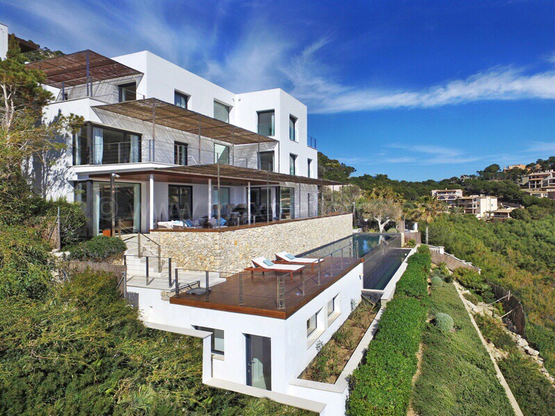 Villa am Meer Port Andratx Südlage fantastischer Meerblick auf die Hafeneinfahrt , die Halbinsel La – Foto 3