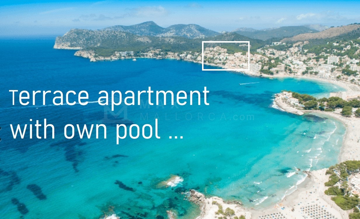 VERKAUFT! Terrassenwohnung 243 m2 mit eigenem Pool. Cala Fornells Paguera am Meer! – Foto 5