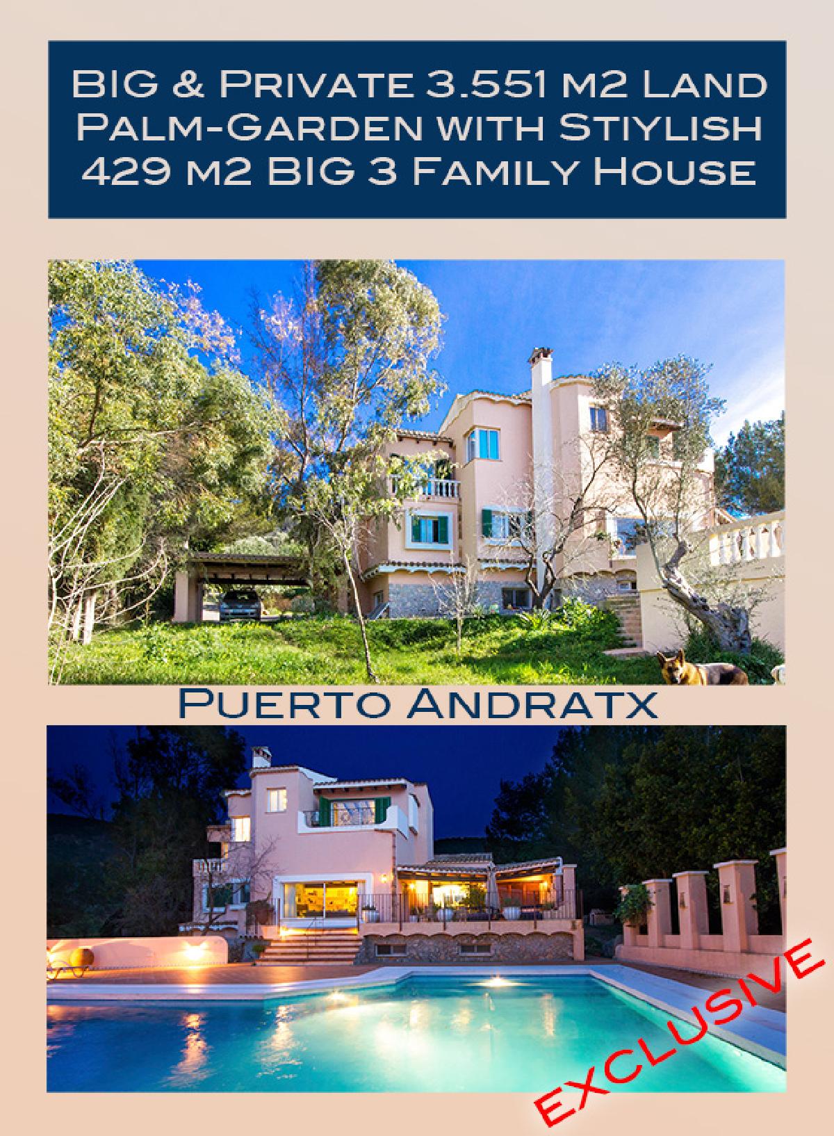 Puerto de Andratx 3.551 m2 Palm-Garden & Land-Haus für 3 Generationen. EXKLUSIV-VERKAUF!!! – Foto 1