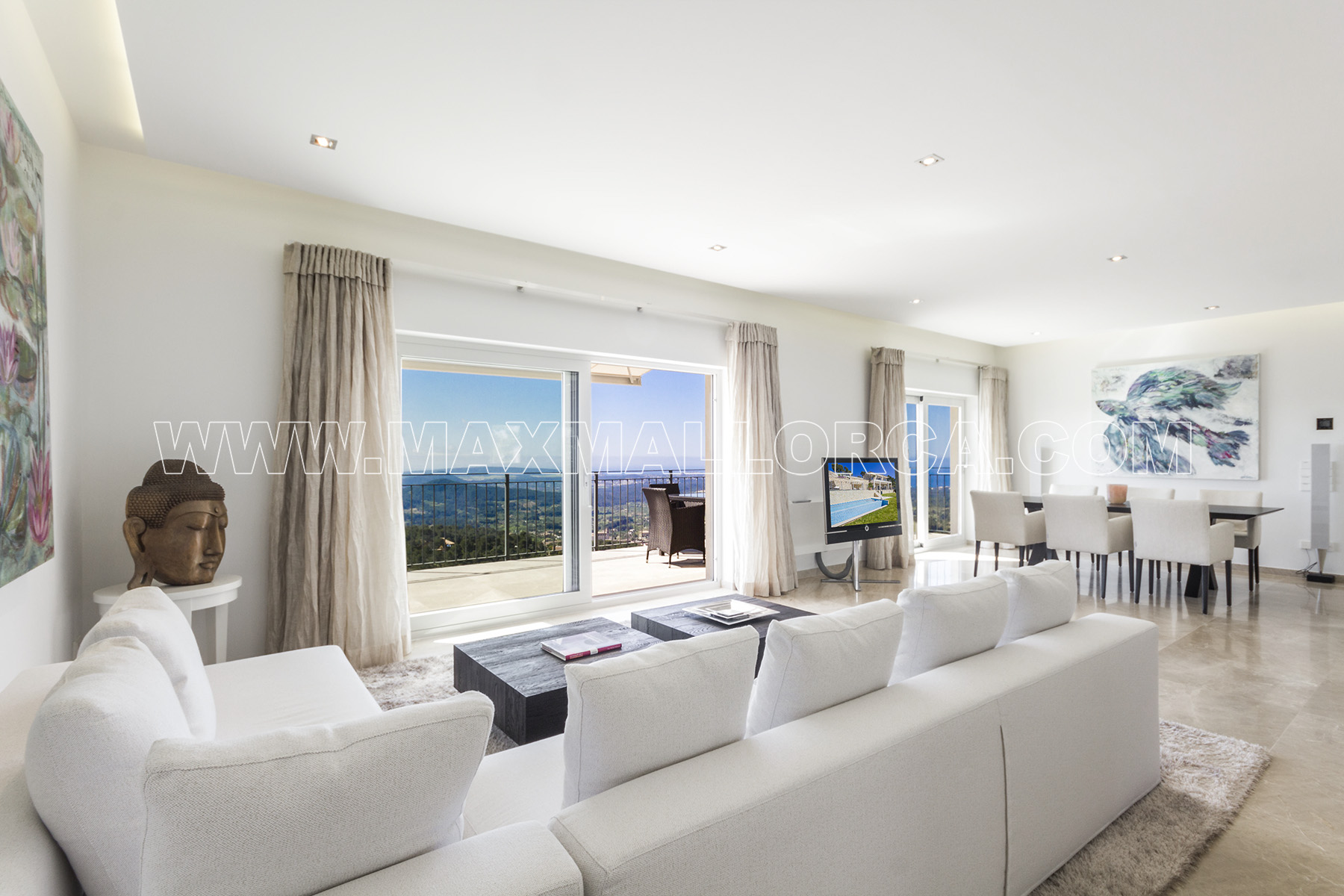 VERKAUFT!!! Finca-Villa mit Königsblick über Mallorca modern & klassisch Nähe Puerto Portals & Palma – Foto 9