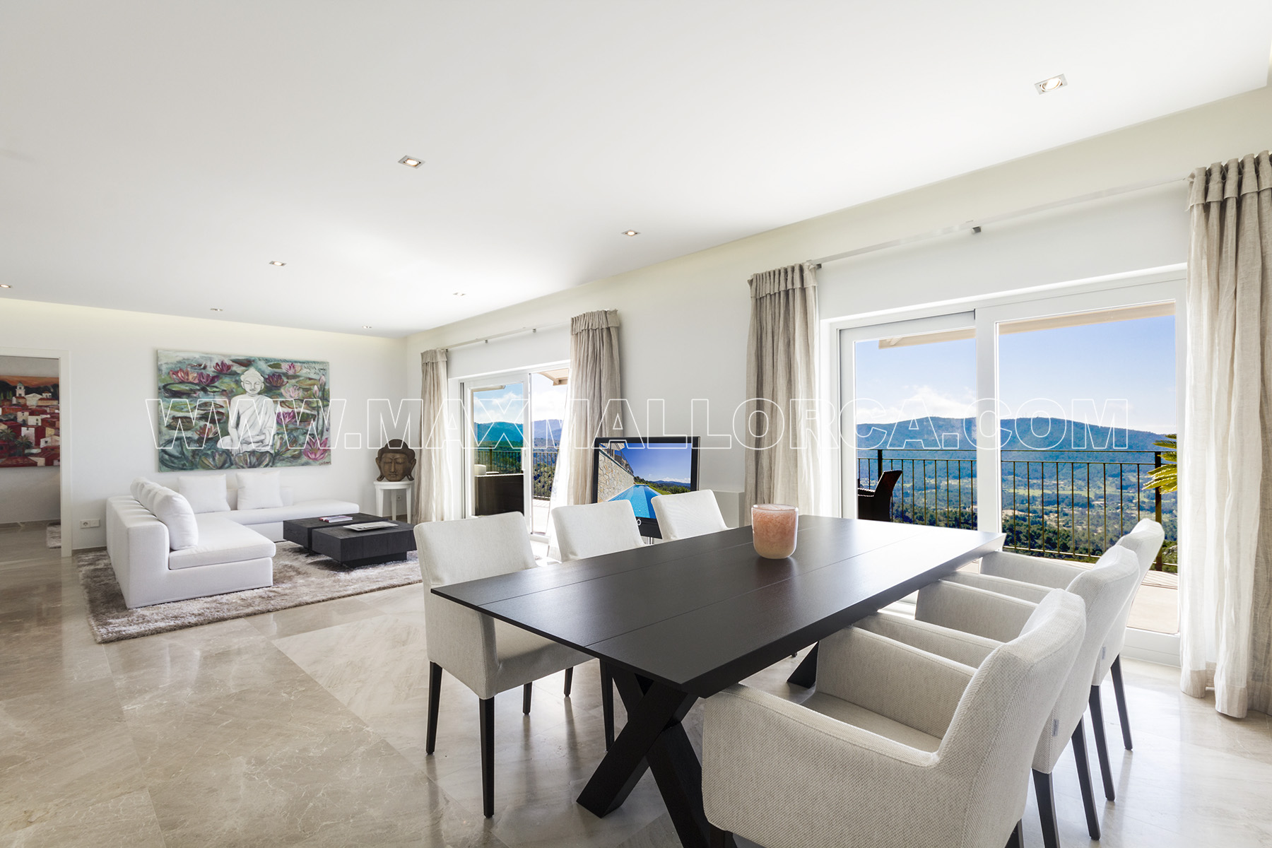 VERKAUFT!!! Finca-Villa mit Königsblick über Mallorca modern & klassisch Nähe Puerto Portals & Palma – Foto 11