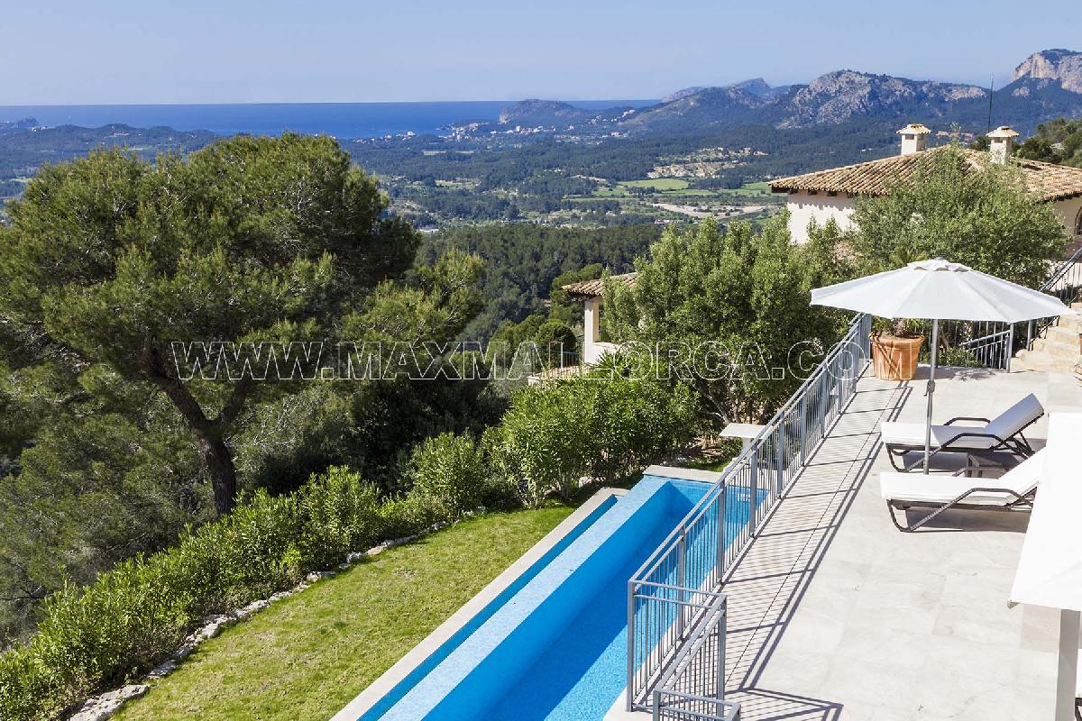 VERKAUFT!!! Finca-Villa mit Königsblick über Mallorca modern & klassisch Nähe Puerto Portals & Palma – Foto 1