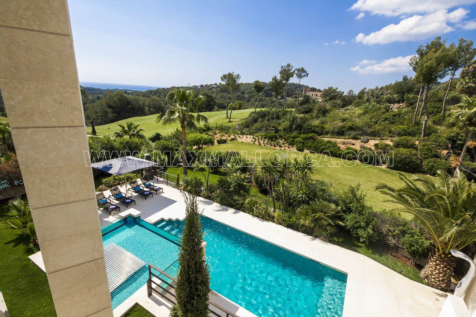 Villa Golf " SINGULAR retreat " Garten Zugang zum Real Golf Bendinat Club - www. Real Golf Bendinat – Foto 6