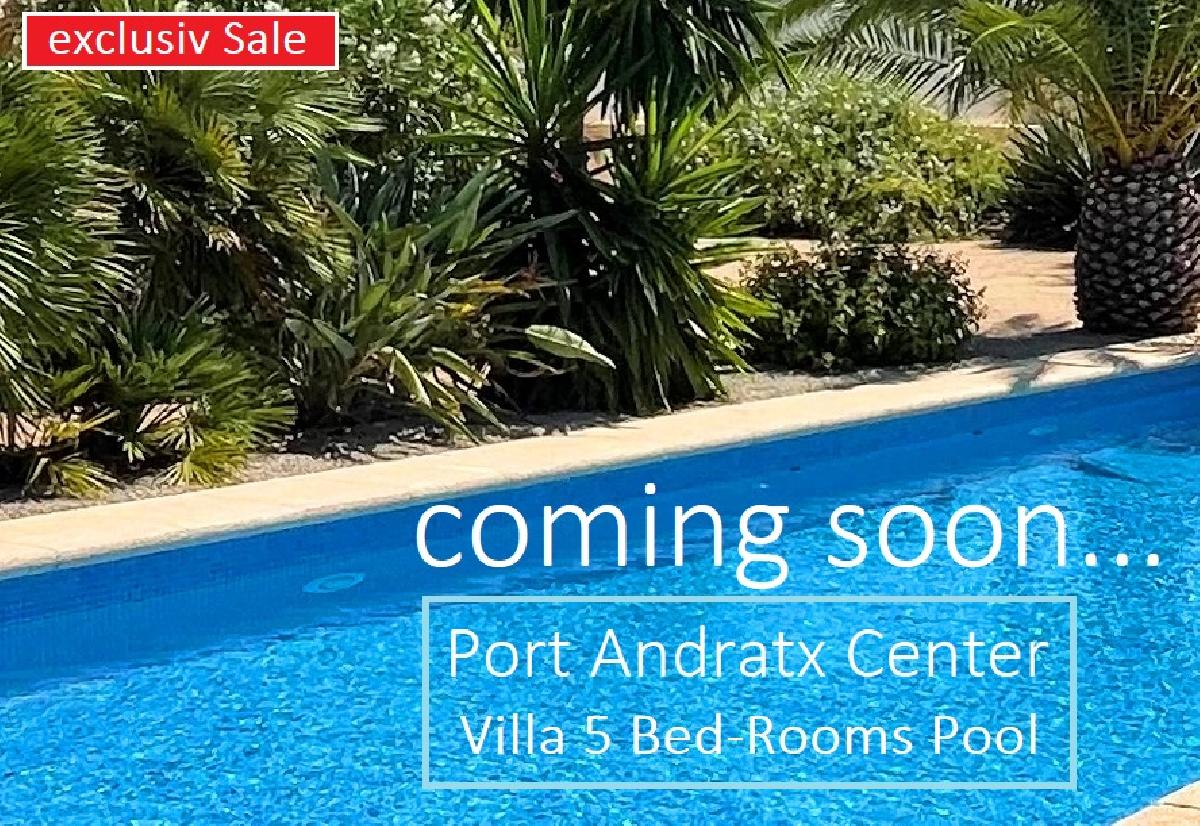 VERKAUFT!!! Port Andratx - Villa zentral & sehr privat am Ortsrand  mit Gästehaus und Pool – Foto 1